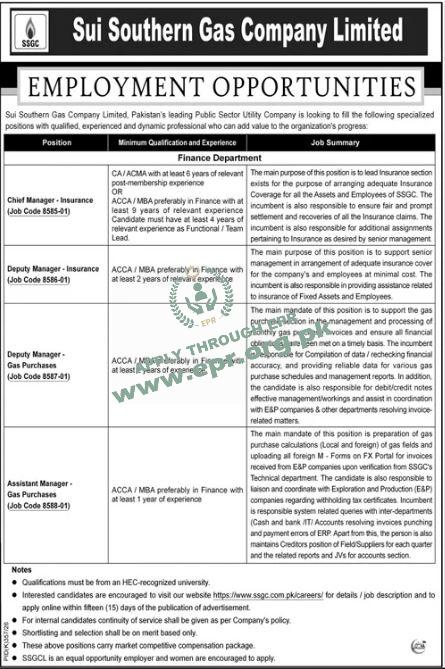 Sui Southern Gas Company Limited
                                    (PID(K)357/26 ) - Sui Southern Gas Company Limited